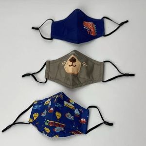 COPY - 3 Pack Kids  washable Face Mask with 2 fil…